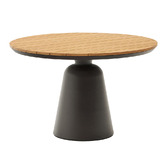 Linea Furniture Andro Round Teak Wood Outdoor Dining Table
