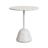 Linea Furniture White Ferdin Terrazzo Outdoor Dining Table