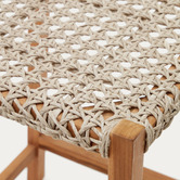 Linea Furniture 67.5cm Ilario Teak Wood Outdoor Bar Stool