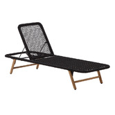 Linea Furniture Mauro Acacia Wood Sun Lounge