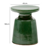 Linea Furniture Nello Cement Outdoor Side Table