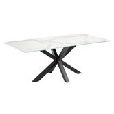 Linea Furniture Laurent Marble-Look Dining Table
