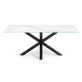 Linea Furniture Laurent Marble-Look Dining Table