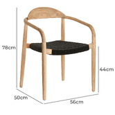Linea Furniture Ackermann Outdoor Dining Chairs