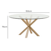 Linea Furniture Laurent Round Dining Table
