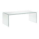 Linea Furniture Roscoe II Glass Coffee Table