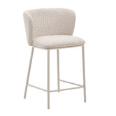 Linea Furniture Elodie Chenille Bar Stools
