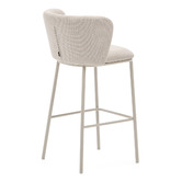 Linea Furniture Elodie Chenille Bar Stools
