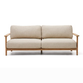 Linea Furniture 3 Seater Adleigh Teak Wood Outdoor Sofa