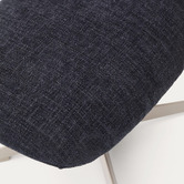 Linea Furniture Lowell Chenille Footstool