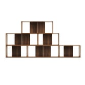 Linea Furniture 6 Piece Oren Stackable Shelving Unit Set