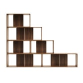 Linea Furniture 6 Piece Oren Stackable Shelving Unit Set
