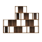 Linea Furniture 9 Piece Oren Shelving Unit Set