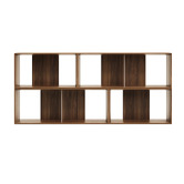 Linea Furniture 4 Piece Oren Stackable Shelving Unit Set