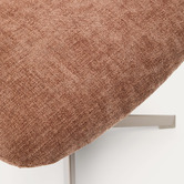 Linea Furniture Lowell Chenille Footstool