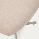 Linea Furniture Lowell Chenille Footstool