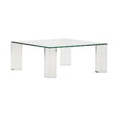 Linea Furniture Chauncey Glass Side Table