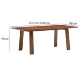 Linea Furniture Evelyn Extendable Dining Table