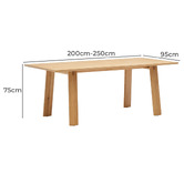 Linea Furniture Evelyn Extendable Dining Table