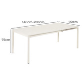 Linea Furniture Decker Extendable Outdoor Dining Table