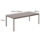 Linea Furniture Decker Extendable Outdoor Dining Table