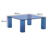Linea Furniture Chauncey Glass Side Table