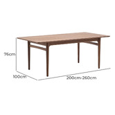 Linea Furniture Estelle Extendable Dining Table