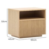 Linea Furniture Coraline Bedside Table