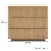Linea Furniture Coraline 3 Drawer Chest