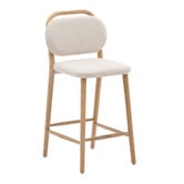 Linea Furniture 66cm Aurelia Chenille Bar Stools