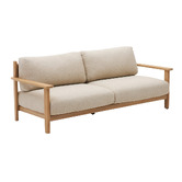 Linea Furniture 3 Seater Adleigh Teak Wood Outdoor Sofa
