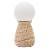 Linea Furniture Niamh Travertine Table Lamp