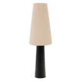 Linea Furniture Garner Steel Linen Floor Lamp