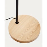 Linea Furniture Uzair Timber Base Floor Lamp