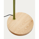 Linea Furniture Uzair Timber Base Floor Lamp