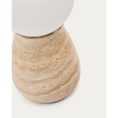 Linea Furniture Niamh Travertine Table Lamp