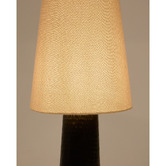 Linea Furniture Garner Steel Linen Floor Lamp