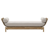 Linea Furniture Dalfred Acacia Wood Outdoor Daybed