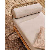Linea Furniture Dalfred Acacia Wood Outdoor Daybed