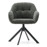 Linea Furniture Meriden Chenille Swivel Armchair