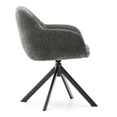 Linea Furniture Meriden Chenille Swivel Armchair