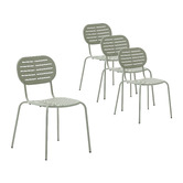 Linea Furniture Bowie Outdoor Armless Dining Chairs
