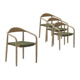 Linea Furniture Windsor Acacia Wood Outdoor Dining Chairs