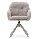 Linea Furniture Seymour Chenille Swivel Armchair