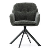 Linea Furniture Seymour Chenille Swivel Armchair