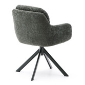 Linea Furniture Seymour Chenille Swivel Armchair