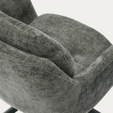 Linea Furniture Seymour Chenille Swivel Armchair