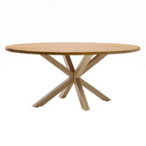 Linea Furniture Argo Oval Acacia Wood Dining Table