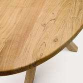 Linea Furniture Argo Oval Acacia Wood Dining Table