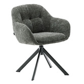 Linea Furniture Meriden Chenille Swivel Armchair